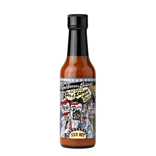 SON OF ZOMBIE HOT SAUCE the sweet-smoky-spicy trifecta of your next Barbeque.
