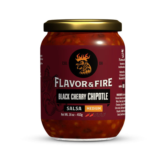 BLACK CHERRY CHIPOTLE SALSA, a unique combination of flavor and mild heat you just found your new favorite salsa.